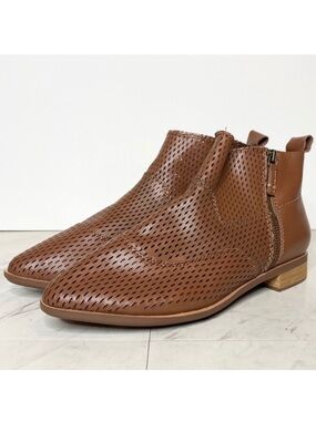 New! Kelsi Dagger Alaska Brown Leather Bootie 10